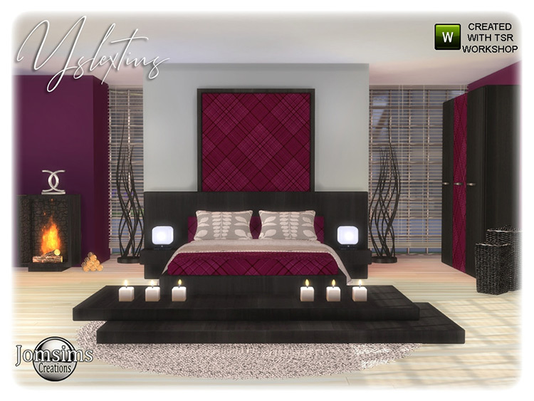 Yslextius Adult Bedroom Content Pack - Sims 4