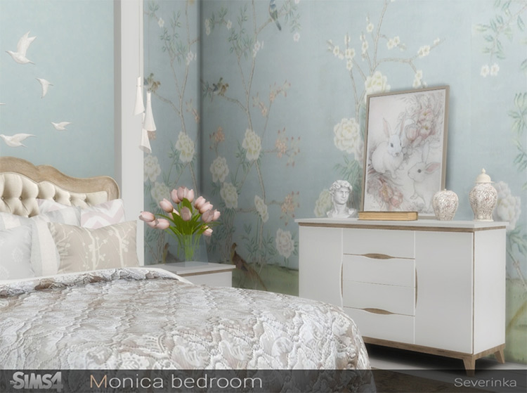 Monica Bedroom CC for TS4