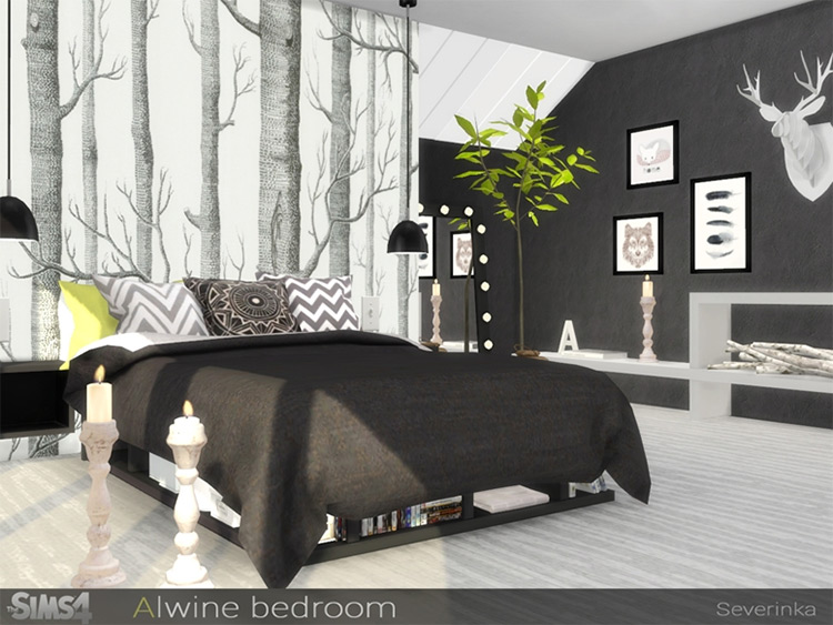 Black Sims 4 Cc Bedroom My Sims 4 Blog Stylish Modern