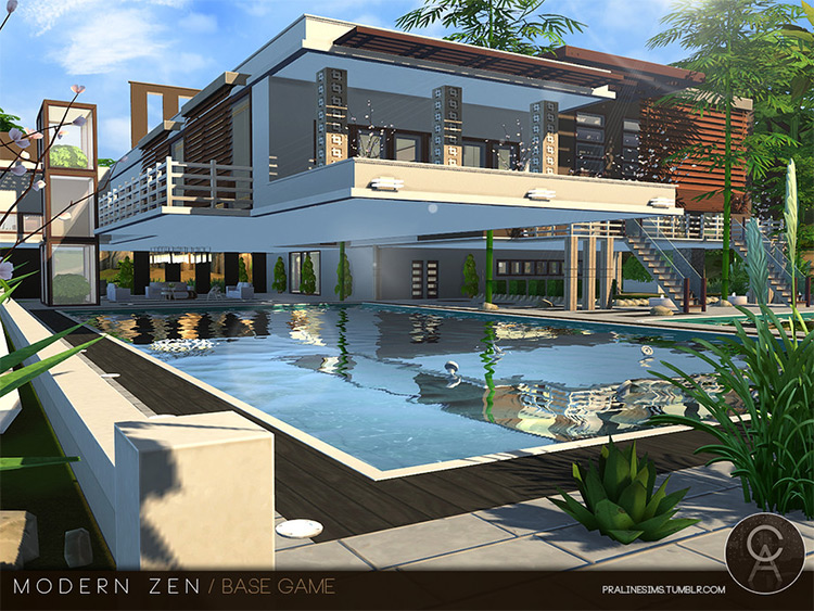 Modern Zen CC for Sims 4