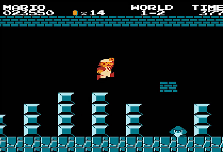 the original super mario brothers game was created in