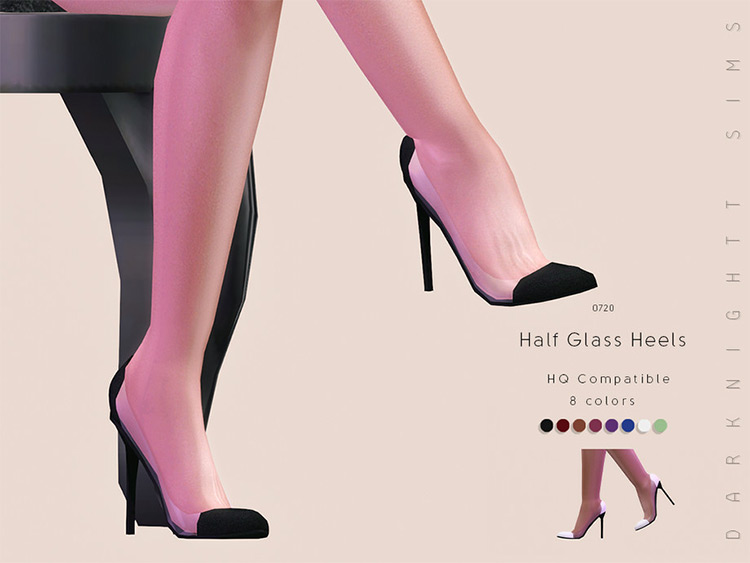 Half Glass Heels CC