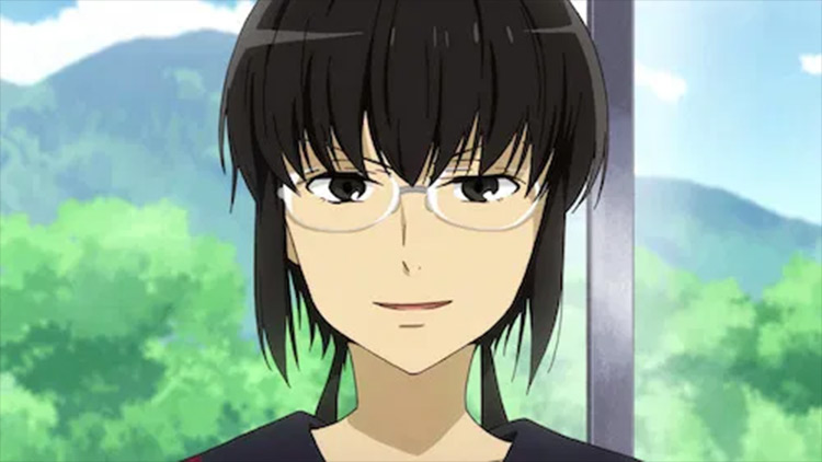 Mei Rin  Anime Characters With Glasses Girl HD Png Download  Transparent  Png Image  PNGitem