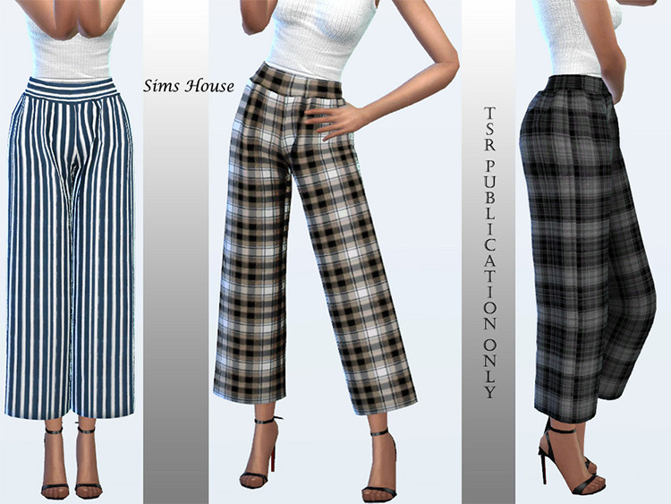 Sims 4 Plaid CC  Pants  Skirts  Shorts  Shirts    More   FandomSpot - 92