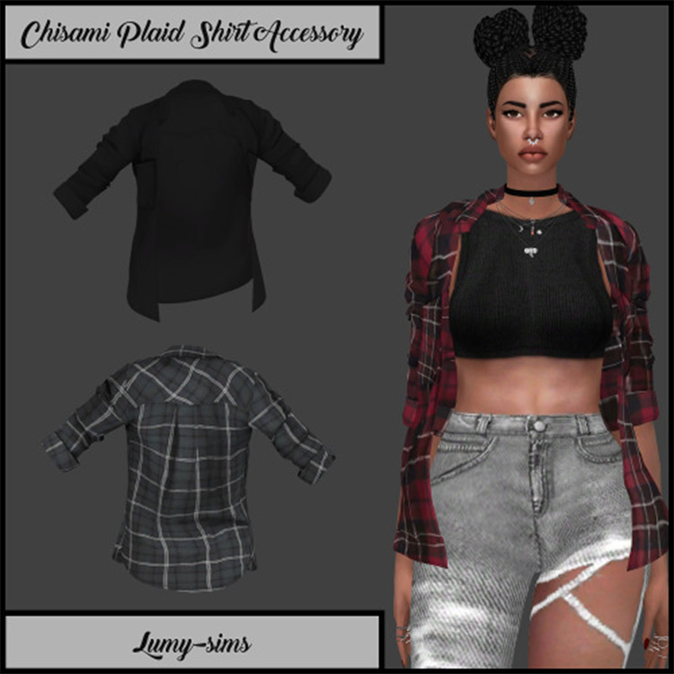 Sims 4 Plaid CC