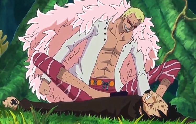 Donquixote Doflamingo in One Piece anime