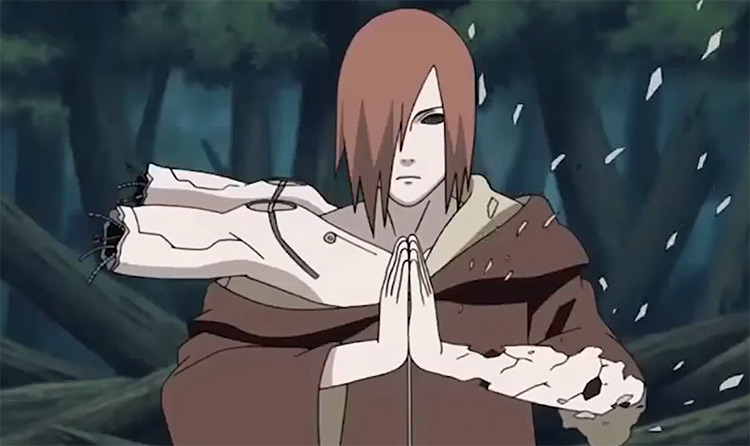 Nagato casting a jutsu Naruto: Shippuden