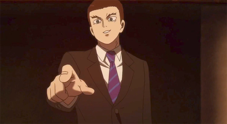 Toichiro Suzuki villain in Mob Psycho 100 anime