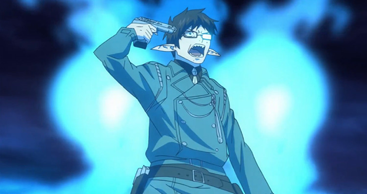 Satan possessing Yukio Ao no Exorcist