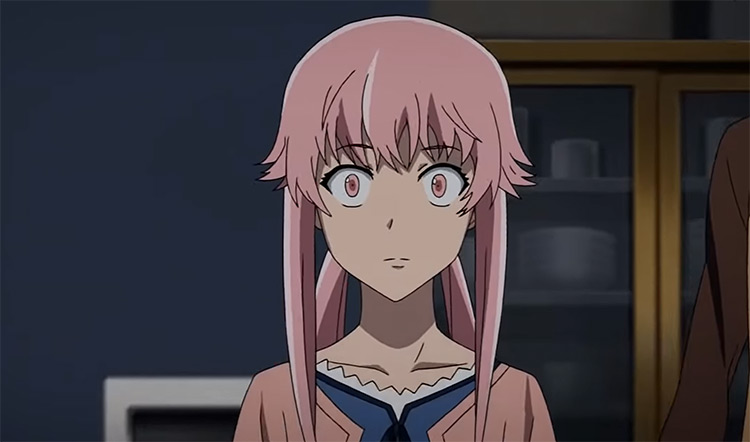 Yuno Gasai in Future Diary anime