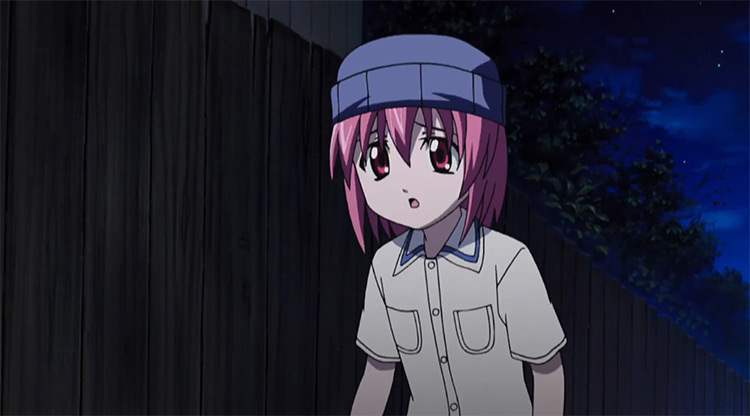 Lucy in Elfen Lied anime
