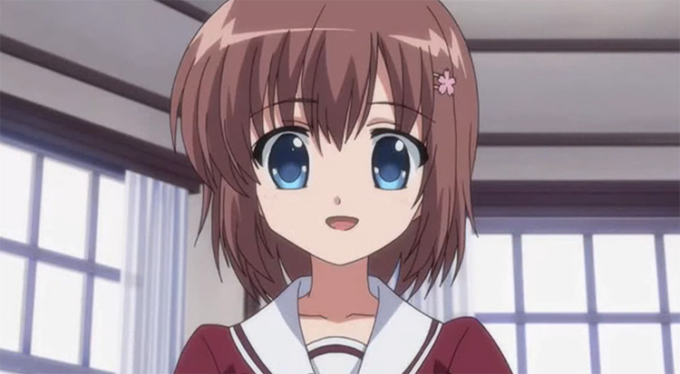 Yuka Minase in 11eyes anime