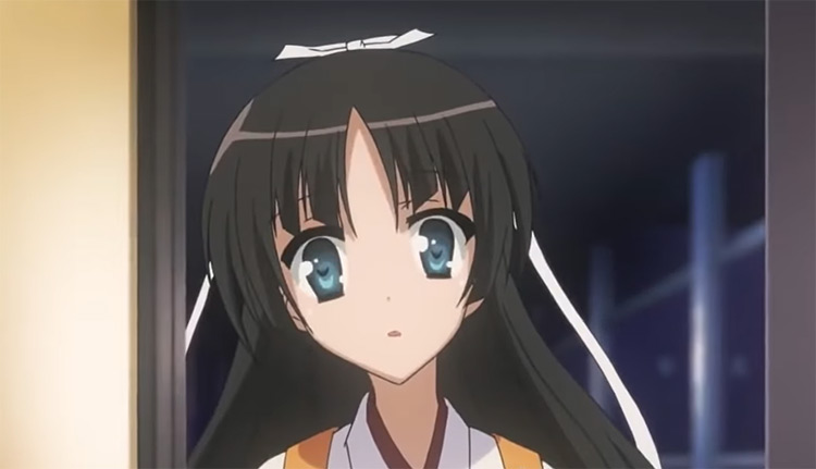 Hotogi Shirayuki in Aria The Scarlet Ammo anime