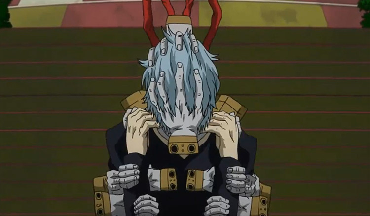 Tomura Shigaraki in My Hero Academia screenshot