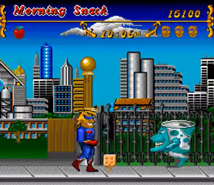 Captain Novolin SNES gameplay screenshot