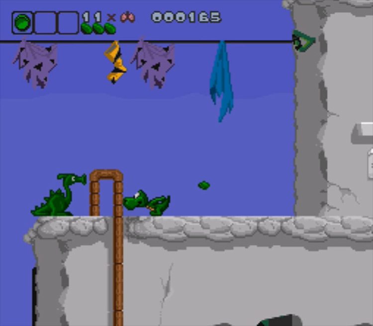 Bronkie the Bronchiasaurus SNES game