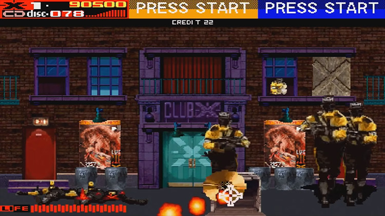 Revolution X SNES game screenshot