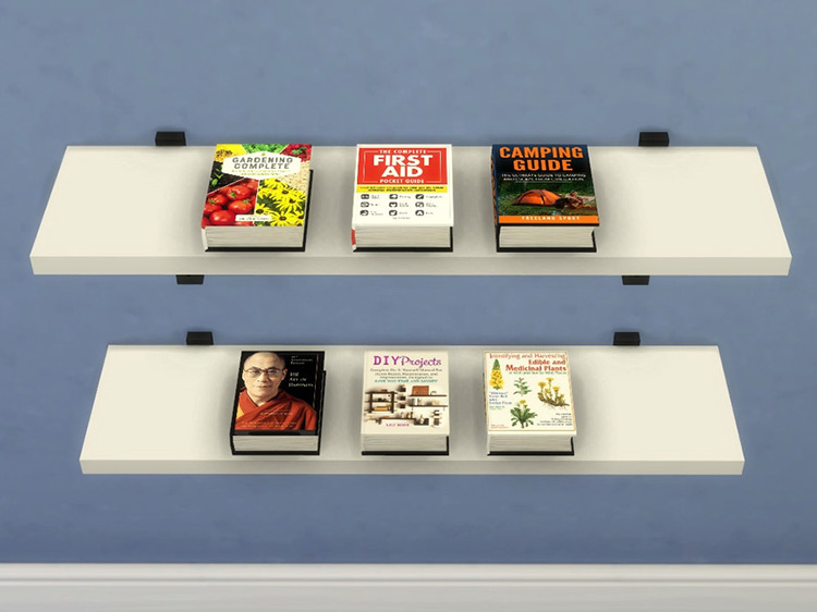 Books in Literate Sims Mega Book Set 4 Mod