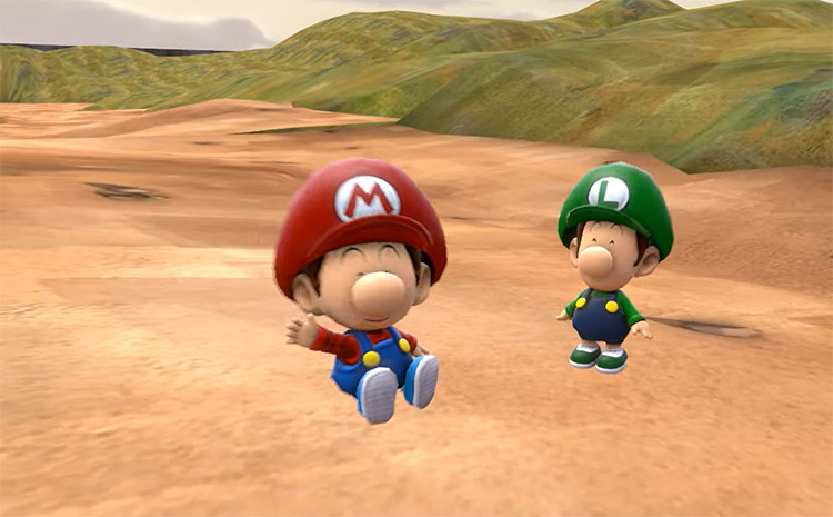 Baby Mario & Baby Luigi Mario World 2 screenshot