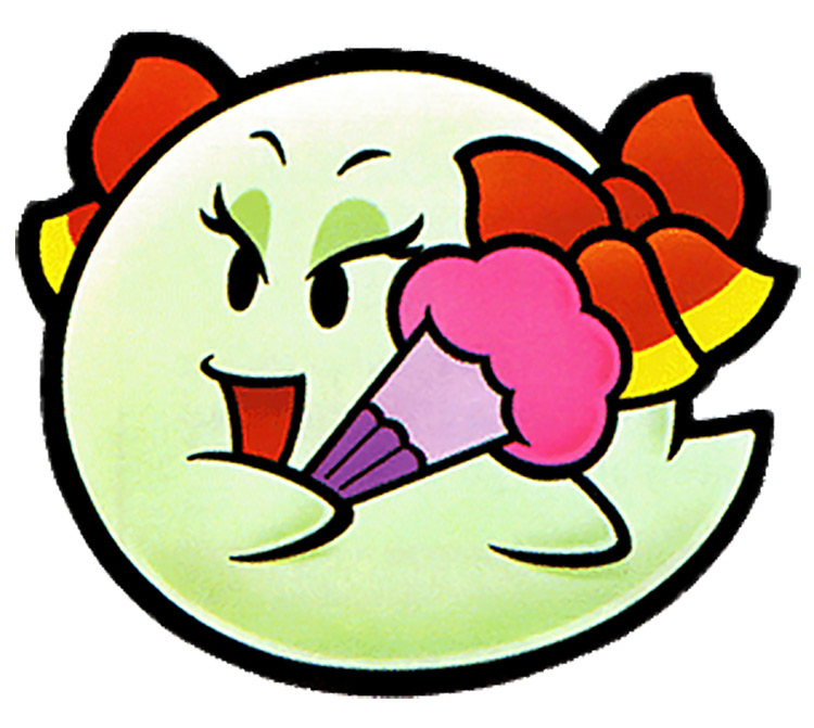 Lady Bow Mario Character artwork