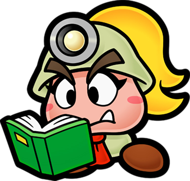 Goombella Mario Character artwork