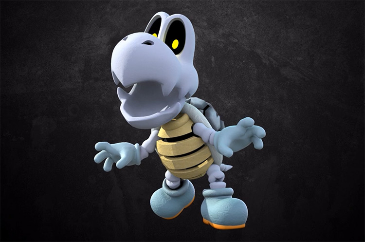 bone turtle mario