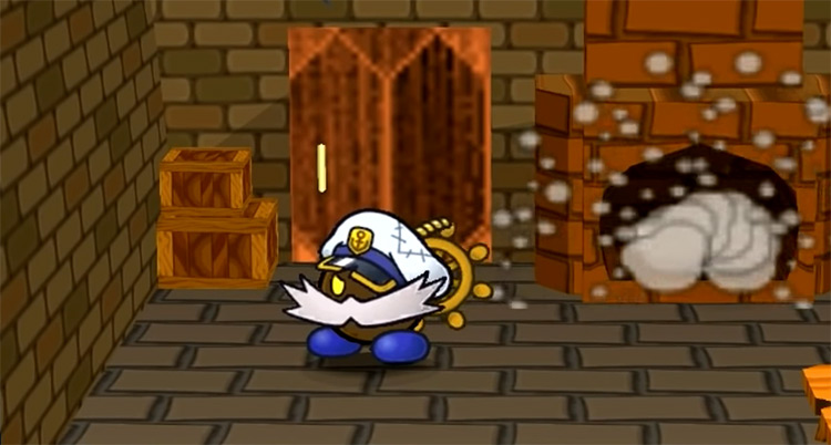 Admiral Bobbery Paper Mario game screenshot