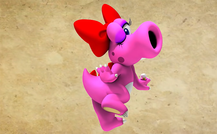 Birdo Mario Character artwork