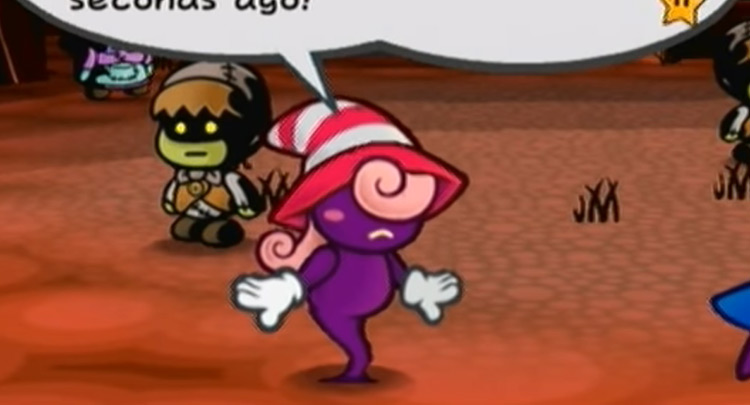 Vivian Mario Character in Paper Mario game screenshot