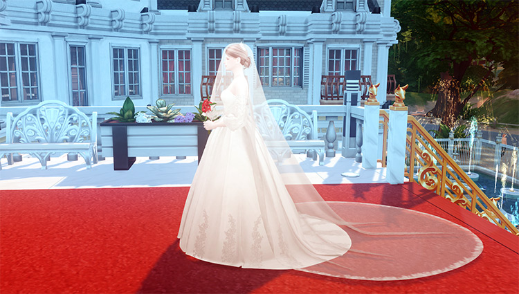 sims 4 face veil cc