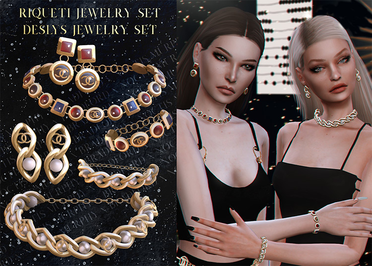 Sims 4 Jewelry Mods   CC Packs  Earrings  Necklaces   More   FandomSpot - 79