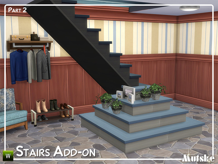 20 Best Stairs   Staircase Mods  Free CC For Sims 4   FandomSpot - 9