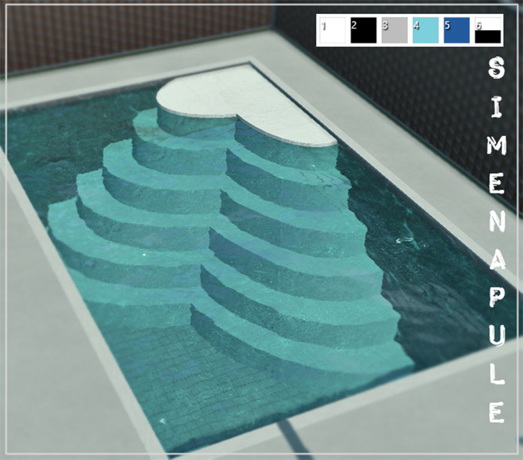 Pool Stairs CC Sims 4