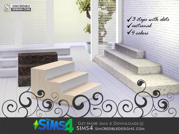 20 Best Stairs   Staircase Mods  Free CC For Sims 4   FandomSpot - 13