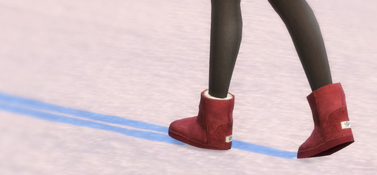Ugg Boots Classic Mini - Sims 4 Girls Boots CC