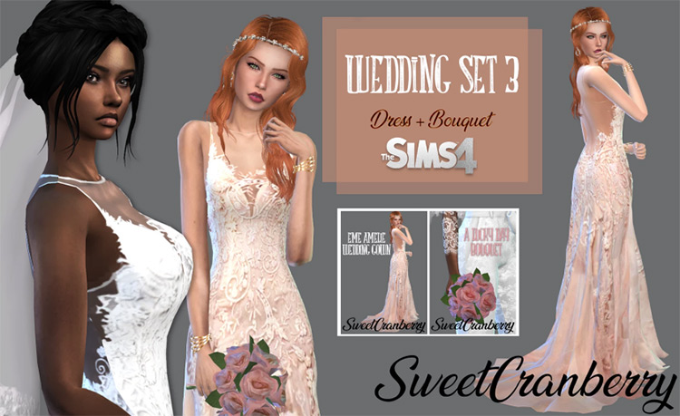 Wedding Set 3 Sims 4 CC screenshot