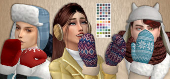 Custom Mittens in Sims 4