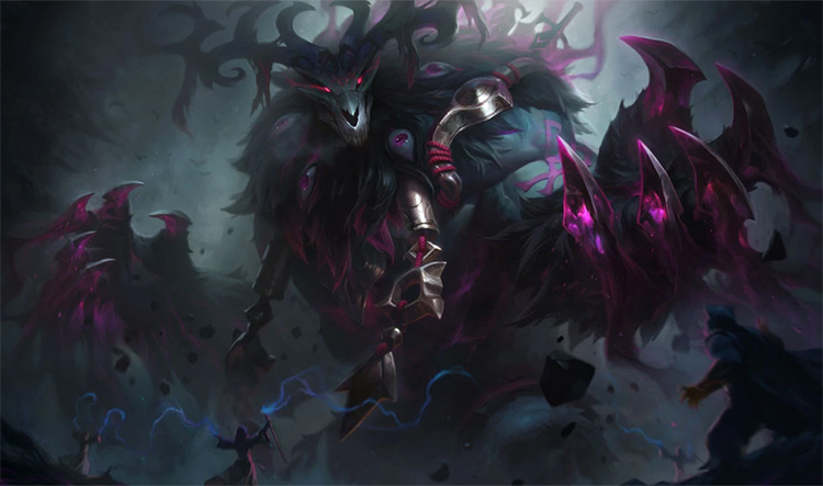 Thousand-Pierced Bear Volibear Splash Art / LoL