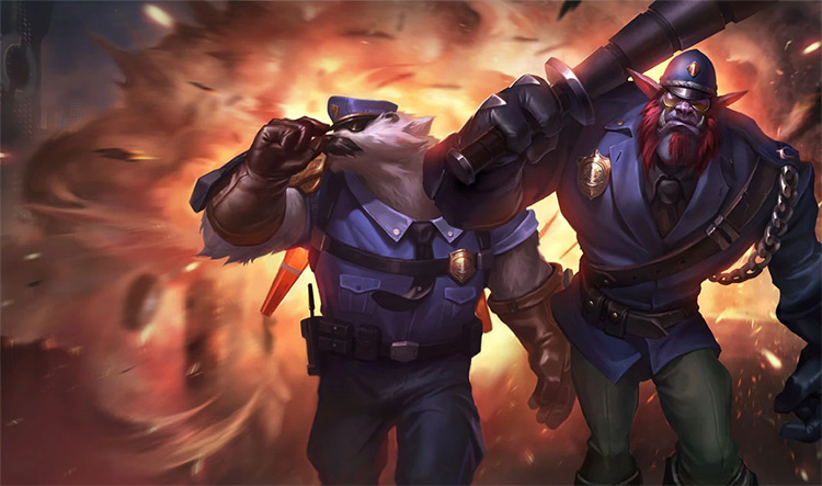 Captain Volibear Skin Splash Art