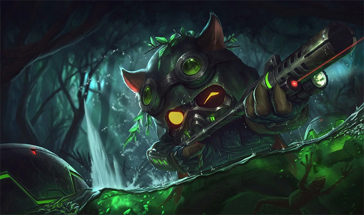 Omega Squad Teemo Skin Splash / LoL