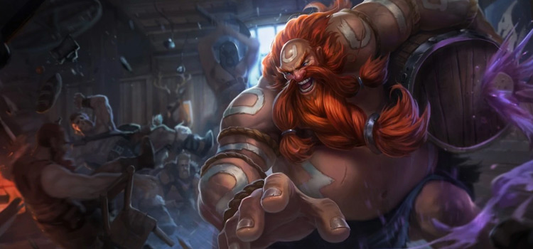 Default Gragas Skin Splash Art / LoL