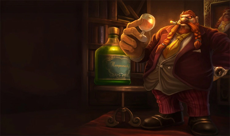 Gragas, Esq. Skin Splash / LoL