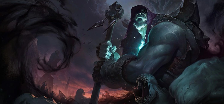 Yorick Default Skin Splash Art / Credit Riot Games