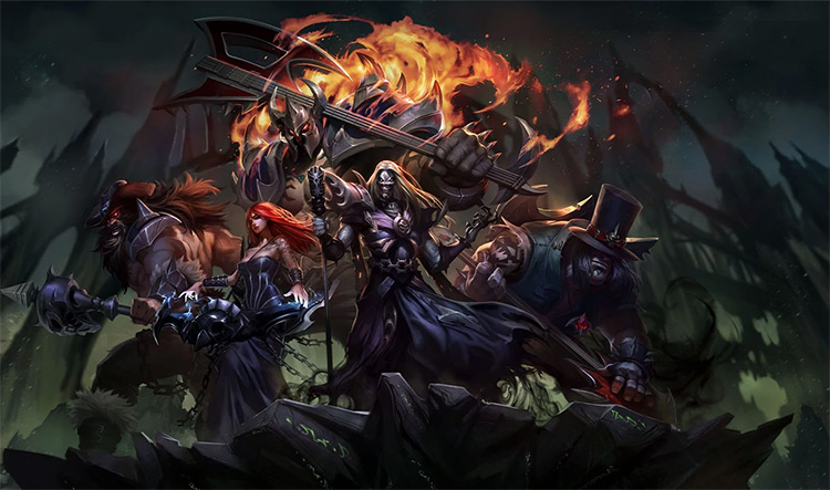 Pentakill Yorick Skin Splash / LoL