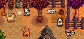 Different Breeds of Custom Cats (Stardew Valley Screenshot)