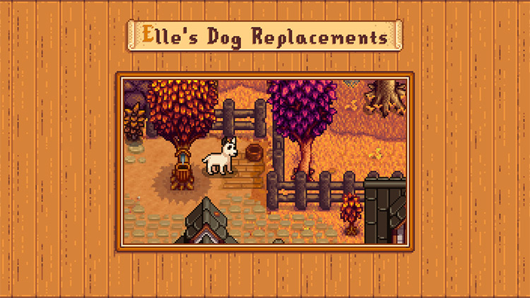 Elle’s Dog Replacements Mod for Stardew Valley