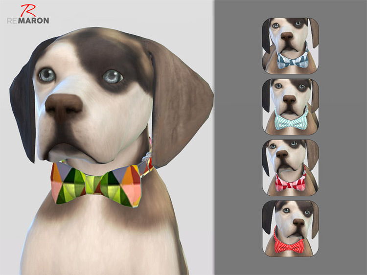 Bow-tie For Small Dogs for The Sims 4