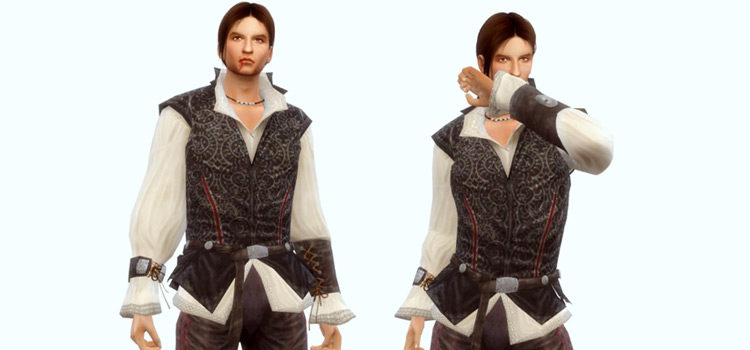 Assassins Creed Ezio Outfit Preview / Sims 4 CC Set