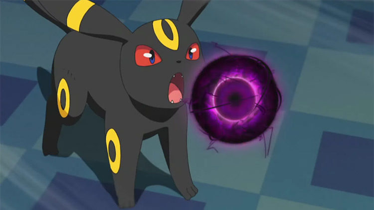 Umbreon from Pokemon anime screenshot