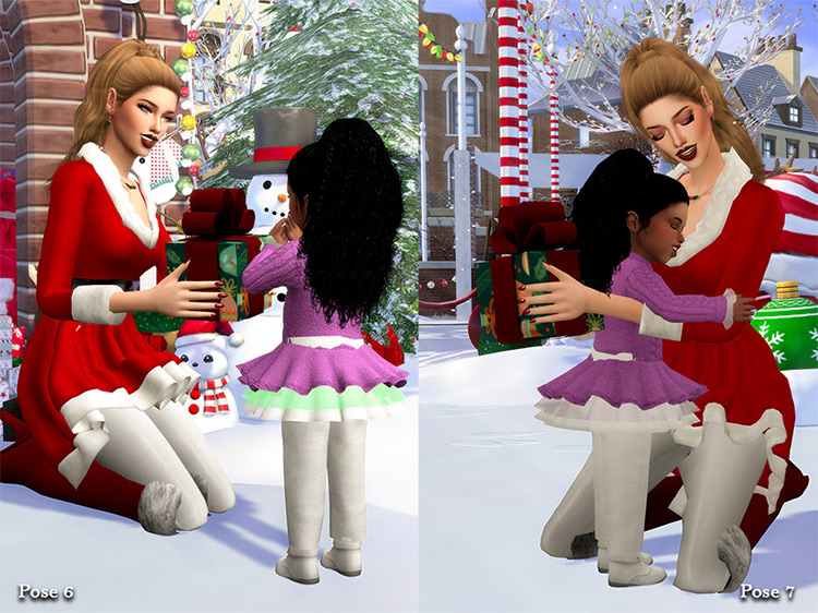 MSI Christmas (Pose Pack) for The Sims 4